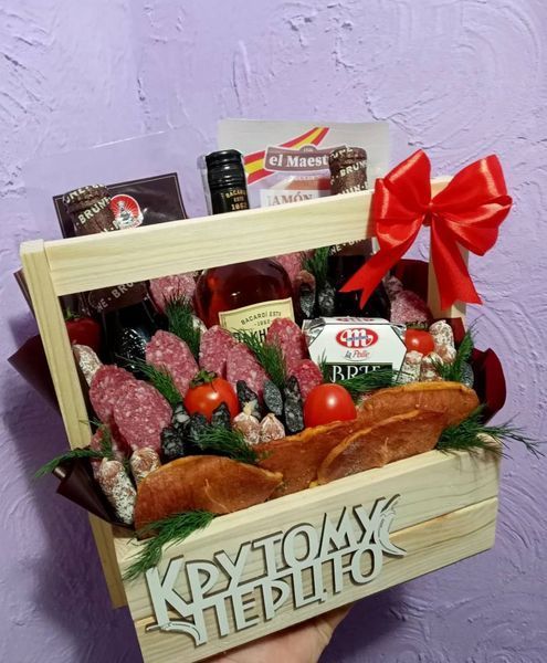 Ящик декоративний &laquo;Флора М&raquo; з дерев&rsquo;яною ручкою натуральний 0001 фото